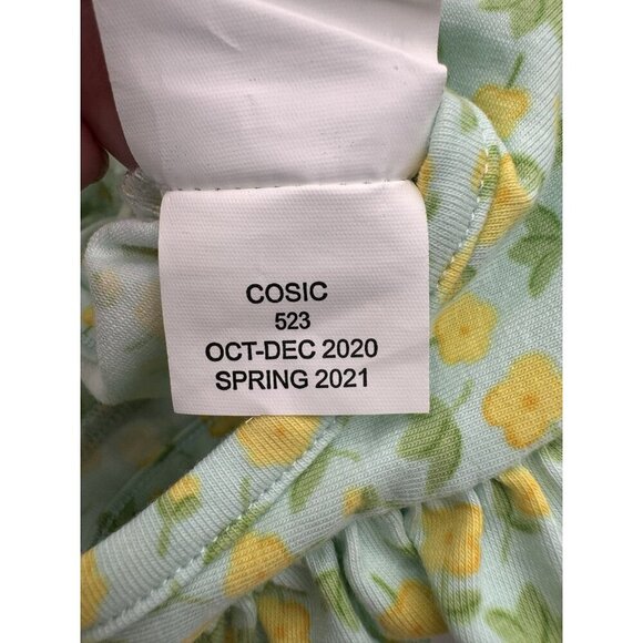 Serendipity Bubble Romper by Shrimp and Grits 12m Floral Yellow Ruffles - Picture 9 of 9